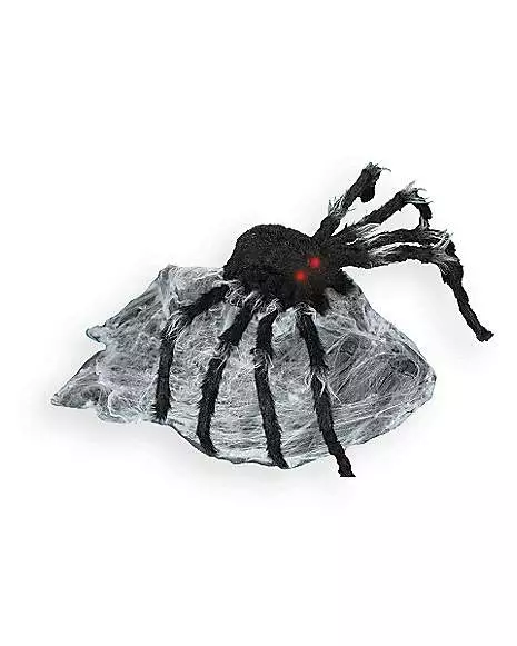 21 Inch LED Black Jumping Spider Animatronic 5 21 Inch LED Black Jumping Spider Animatronic - Image 3