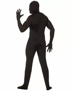 Adult Super Skins Black Zentai Skin Suit Costume 8 Adult Super Skins Black Zentai Skin Suit Costume -Spirit Halloween Shop 01150358 b