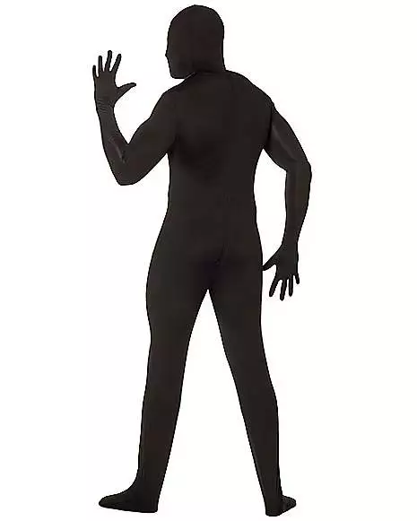 Adult Super Skins Black Zentai Skin Suit Costume 5 Adult Super Skins Black Zentai Skin Suit Costume - Image 3