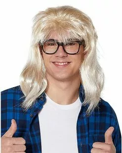 Garth Alger Wig And Glasses - Saturday Night Live