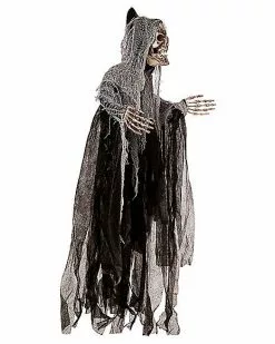 3 Ft Hanging Skull Reaper - Decorations 8 3 Ft Hanging Skull Reaper - Decorations -Spirit Halloween Shop 01247873 c