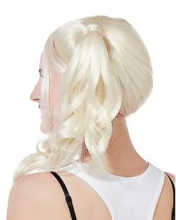 Blonde Pigtail Wig -Spirit Halloween Shop 01297597 c