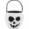 Skull Plush Treat Bucket -Spirit Halloween Shop 01298371 a