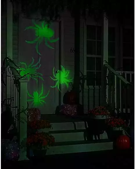 Whirl-A-Motion LED Green Spiders Projection Spot Light 5 Whirl-A-Motion LED Green Spiders Projection Spot Light - Image 3
