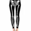 Skeleton Leggings -Spirit Halloween Shop 01307487 a