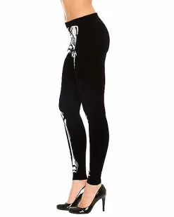 Skeleton Leggings -Spirit Halloween Shop 01307487 c