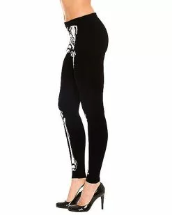 Skeleton Leggings -Spirit Halloween Shop 01307495 c