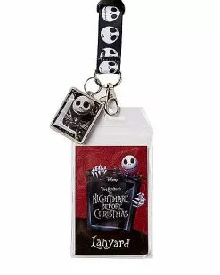 Jack Skellington Lanyard - The Nightmare Before Christmas -Spirit Halloween Shop 01361328 c