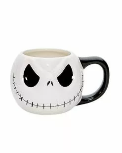 Molded Jack Skellington Coffee Mug 20 Oz. - The Nightmare Before Chris