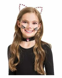 Rhinestone Cat Headband