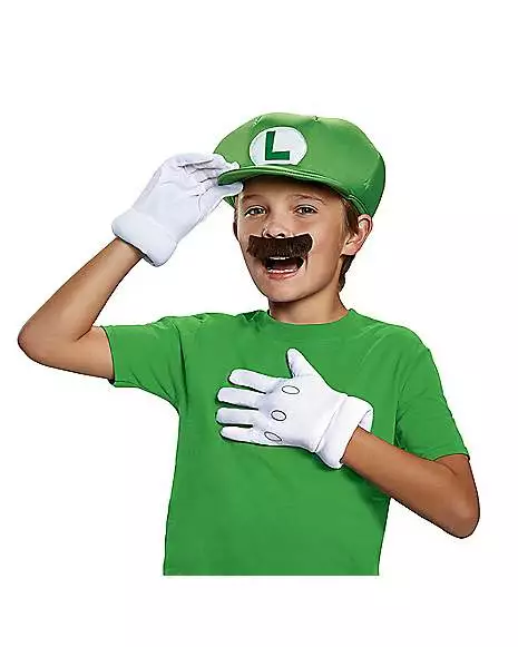 Kids Luigi Costume Kit - Nintendo 3 Kids Luigi Costume Kit - Nintendo