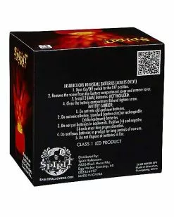 Flaming Pumpkin Lite -Spirit Halloween Shop 01369958 d