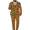 Adult Jack-O-Lantern Plus Size Suit 2 Adult Jack-O-Lantern Plus Size Suit -Spirit Halloween Shop 01381524 a