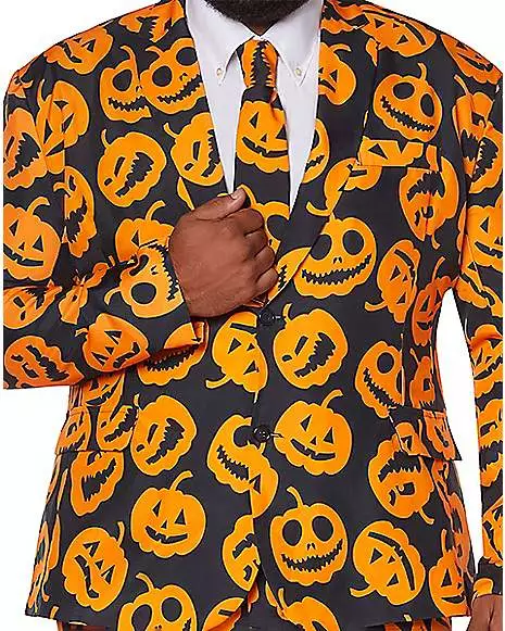 Adult Jack-O-Lantern Plus Size Suit 4 Adult Jack-O-Lantern Plus Size Suit - Image 2