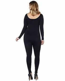 Long Sleeve Seamless Catsuit 8 Long Sleeve Seamless Catsuit -Spirit Halloween Shop 01394238 b