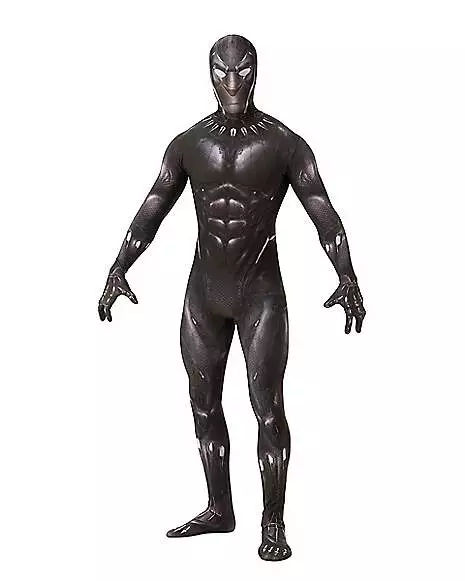 Adult Black Panther Skin Suit Costume - Marvel 3 Adult Black Panther Skin Suit Costume - Marvel