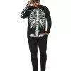 Long Sleeve Skeleton T Shirt 1 Long Sleeve Skeleton T Shirt -Spirit Halloween Shop 01395417 a