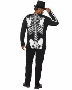 Long Sleeve Skeleton T Shirt 8 Long Sleeve Skeleton T Shirt -Spirit Halloween Shop 01395417 b