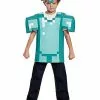 Kids Armor Shirt Set - Minecraft 1 Kids Armor Shirt Set - Minecraft -Spirit Halloween Shop 01396662 a