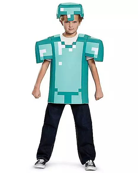 Kids Armor Shirt Set - Minecraft