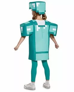 Kids Armor Shirt Set - Minecraft 11 Kids Armor Shirt Set - Minecraft -Spirit Halloween Shop 01396662 c