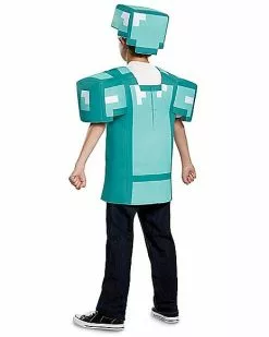 Kids Armor Shirt Set - Minecraft 12 Kids Armor Shirt Set - Minecraft -Spirit Halloween Shop 01396662 d