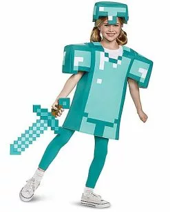 Kids Armor Shirt Set - Minecraft 16 Kids Armor Shirt Set - Minecraft -Spirit Halloween Shop 01396662 h