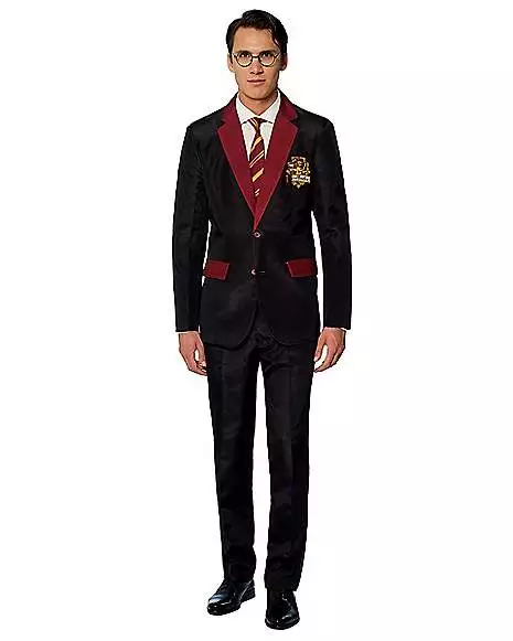 Adult Gryffindor Party Suit - Harry Potter 3 Adult Gryffindor Party Suit - Harry Potter