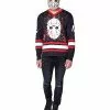 Jason Voorhees Hockey Jersey - Friday The 13th 2 Jason Voorhees Hockey Jersey - Friday The 13th -Spirit Halloween Shop 01405588 a