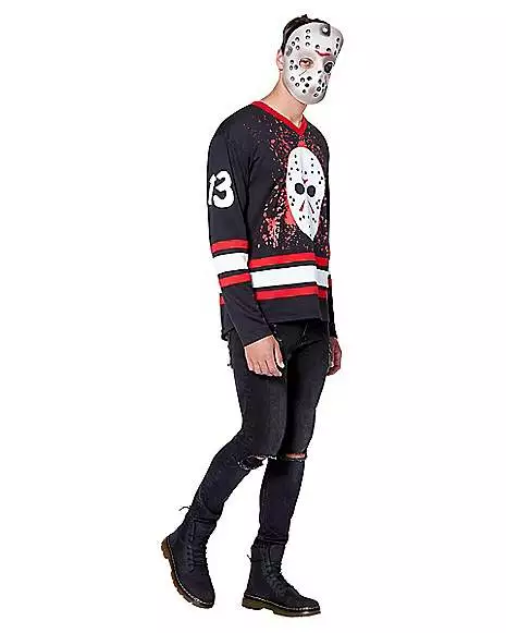 Jason Voorhees Hockey Jersey - Friday The 13th 6 Jason Voorhees Hockey Jersey - Friday The 13th - Image 4