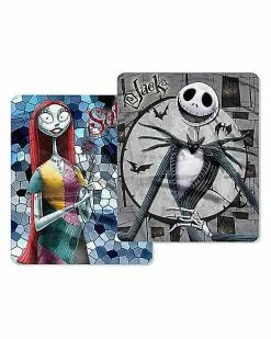 Jack And Sally Reversible Fleece Blanket - The Nightmare Before Christ 8 Jack And Sally Reversible Fleece Blanket - The Nightmare Before Christ -Spirit Halloween Shop 01414473 c