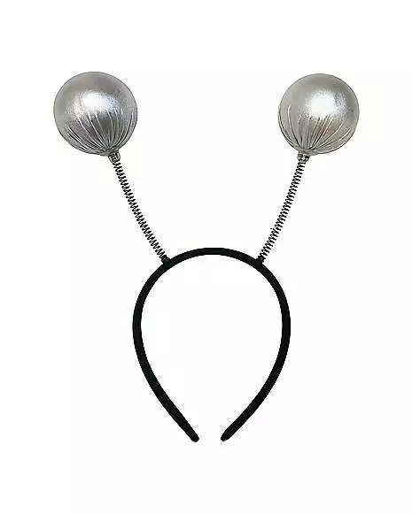 Silver Bopper Alien Headband 3 Silver Bopper Alien Headband
