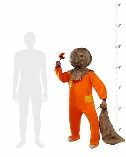 4.3 Ft Sam Animatronic - Trick 'r Treat 13 4.3 Ft Sam Animatronic - Trick 'r Treat -Spirit Halloween Shop 01422898 c