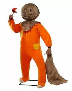 4.3 Ft Sam Animatronic - Trick 'r Treat 15 4.3 Ft Sam Animatronic - Trick 'r Treat -Spirit Halloween Shop 01422898 e