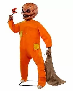 4.3 Ft Sam Animatronic - Trick 'r Treat 16 4.3 Ft Sam Animatronic - Trick 'r Treat -Spirit Halloween Shop 01422898 f