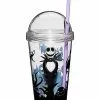 Jack Skellington Cup With Straw - Nightmare Before Christmas 2 Jack Skellington Cup With Straw - Nightmare Before Christmas -Spirit Halloween Shop 01423375 a