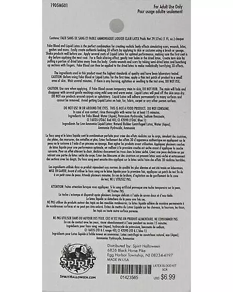 Latex And Blood Kit 4 Latex And Blood Kit - Image 2