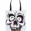 Skull Candy Window Tote Bag 1 Skull Candy Window Tote Bag -Spirit Halloween Shop 01427608 a