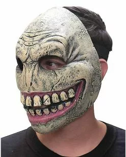Smiley Half Mask 8 Smiley Half Mask -Spirit Halloween Shop 01429158 c
