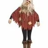 Plaid Scarecrow Poncho 1 Plaid Scarecrow Poncho -Spirit Halloween Shop 01435064 a