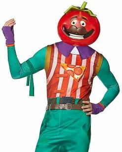 Adult TomatoHead Costume - Fortnite 8 Adult TomatoHead Costume - Fortnite -Spirit Halloween Shop 01444561 c