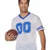 White Football Jersey 2 White Football Jersey -Spirit Halloween Shop 01454941 a