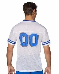White Football Jersey 12 White Football Jersey -Spirit Halloween Shop 01454958 b