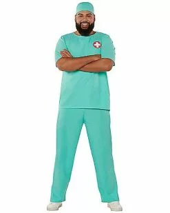 Adult ER Surgeon Plus Size Costume
