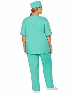 Adult ER Surgeon Plus Size Costume 12 Adult ER Surgeon Plus Size Costume -Spirit Halloween Shop 01463249 e