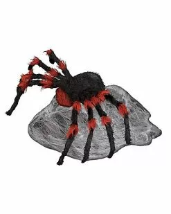 21 Inch LED Red And Black Jumping Spider Animatronic 12 21 Inch LED Red And Black Jumping Spider Animatronic -Spirit Halloween Shop 01463447 e