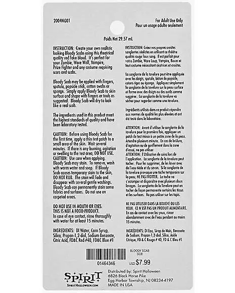 Bloody Scab - 1 Oz. 4 Bloody Scab - 1 Oz. - Image 2
