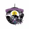Welcome To Halloween Town Wreath - The Nightmare Before Christmas 1 Welcome To Halloween Town Wreath - The Nightmare Before Christmas -Spirit Halloween Shop 01465194 a
