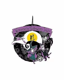 Welcome To Halloween Town Wreath - The Nightmare Before Christmas