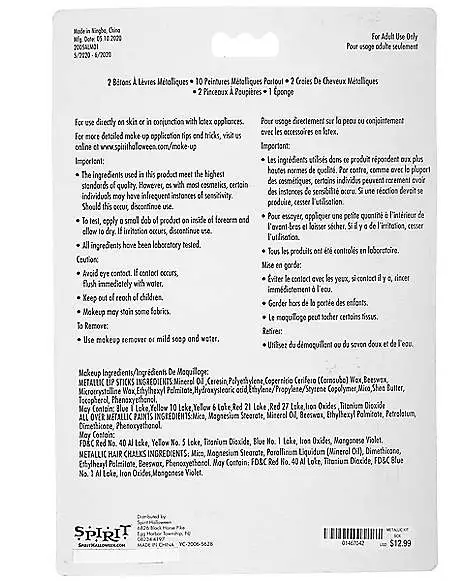Metallic Makeup Kit 4 Metallic Makeup Kit - Image 2